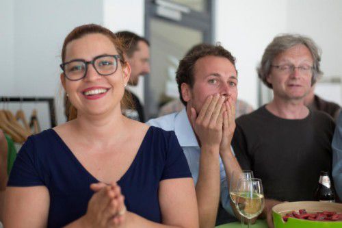 Offene Freude bei Nina Tomaselli über den Gleichstand, verhaltene hingegen bei Daniel Zadra. 