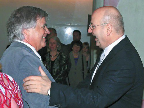 Sind in Sachen Liga-Format unterschiedlicher Meinung: Austria-Präsident Hubert Nagel (l.) und Bundesliga-Präsident Hans Rinner.