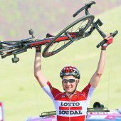 Tim Wellens gewann den ersten Bergpreis