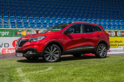 Bei der EURO 2016 im Einsatz. Die VN begleiten das ÖFB-Team mit dem neuen Kompakt-SUV Renault Kadjar.