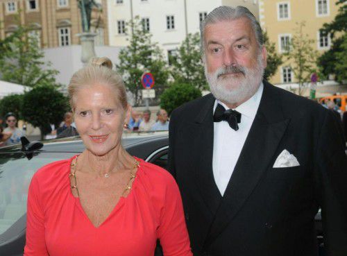 Gerhard Tötschinger mit seiner langjährigen Lebensgefährtin Christiane Hörbiger.
