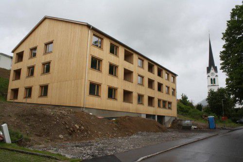 Das „Lindohus“ liegt exakt im Zeitplan.