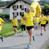 Straßensperre wegen Dorflauf in Gaißau