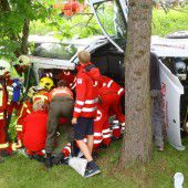 Pkw rollt führerlos weg: Unfall mit Verletzter