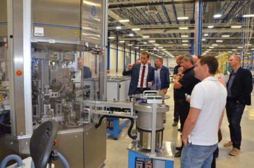 Die Präzisionsmaschinen und natürlich die Produkte für das mexikanische Werk sind „made in Vorarlberg“.