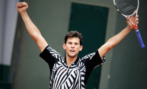 Dominic Thiem rückt auf Platz elf der Weltrangliste vor. Schlägt er heute Goffin, ist er in den Top Ten.