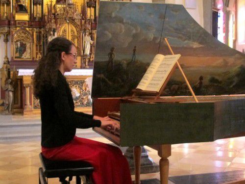 Eva-Maria Hamberger im Feldkircher Dom.