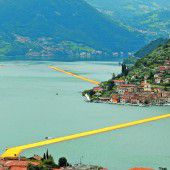 Christos Projekt „The Floating Piers“ auf dem Iseo-See in Oberitalien ist ab kommendem Samstag begehbar