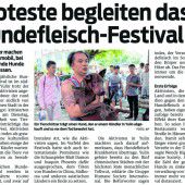 Hundefleisch und Tierfabriken