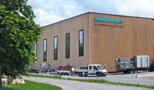 Für die Firma Meusburger ist der Produktionsstandort in Lingenau der erste außerhalb von Wolfurt.