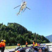 Fliegender Bolide sorgt für Formel-1-Fieber