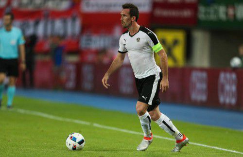 Sieht dem Auftaktspiel gegen Ungarn ganz unaufgeregt entgegen: ÖFB-Teamkapitän Christian Fuchs.