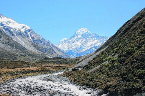 Spektakulärer Blick im Mount Cook National Park.