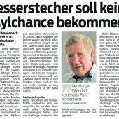 Erhebungen wegen versuchten Mordes nach Messerattacke