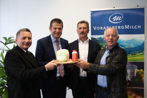 Vorarlberg Milch will am Kühlregal weiter mit 100 Prozent Vorarlberger Ursprung bei den Konsumenten punkten.