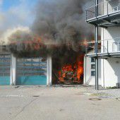 Schock nach Brand in Feuerwache
