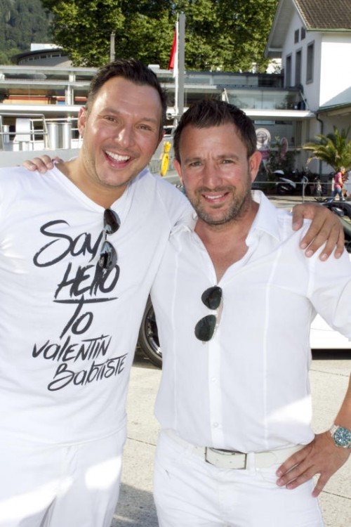 Daniel Stock (Stock resort, links) und Lukas Marberger.