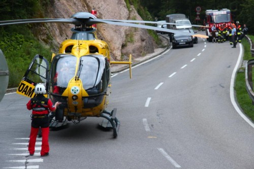 Der 17-Jährige wurde mit dem Hubschrauber geborgen.