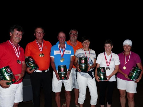 Die Besten: Karlheinz Meyer, Hans Rüffer, Joachim Gantner, Sportwart Jürgen Heinritz, Bettina Seeberger, Margit Schurti, Sandra Schaller.