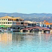 Einzigartige Architektur in Lefkas Stadt