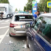Unfall in Lustenau fordert fünf Verletzte