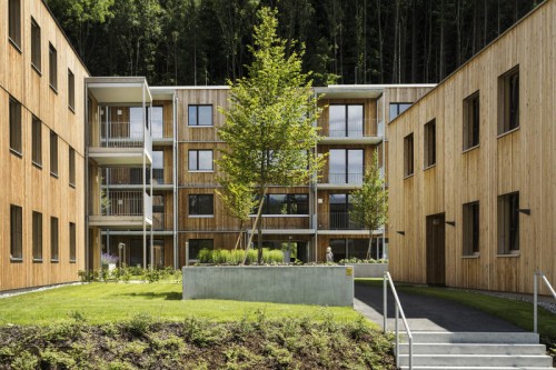 Die Wohnanlage Bludenz besteht aus 48 Wohnungen (Mietwohnungen, betreutes Wohnen und sieben Dienstwohnungen).