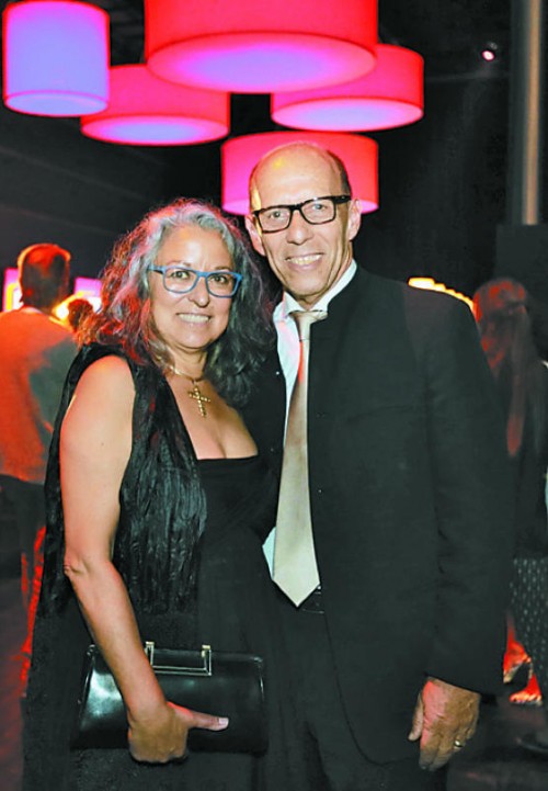 Evelin und Stadtrat Michael Rauth.