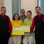 Spendenscheck für Pfarrkrankenpflege
