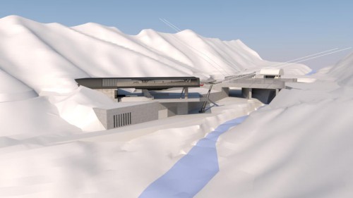 Garfrescha Bahn neu: Fahrstrecke: 2150 m; Seehöhe Talstation: 1460 m; Seehöhe Bergstation: 2145 m; Höhenunterschied: 685 m; Fahrgeschwindigkeit: 5,5 m/sek; Fahrzeit: 6,5 min; Sessel: 93 Stück (à 8 Personen); Stützen: 16 Stück; Förderleistung: 3200 Personen pro Stunde