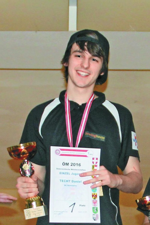 Gold im Jugendbewerb für Daniel Techt.