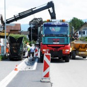 Sanierung im Harder Erlach in der Endphase