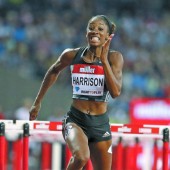Weltrekord von Harrison über 100 m Hürden