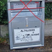 Illegale Altkleidercontainer sorgen für Ärger in Gemeinden