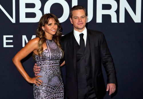 Matt Damon – im Bild mit Ehefrau Luciana Barroso – möchte sich mehr Zeit für seine Familie nehmen.