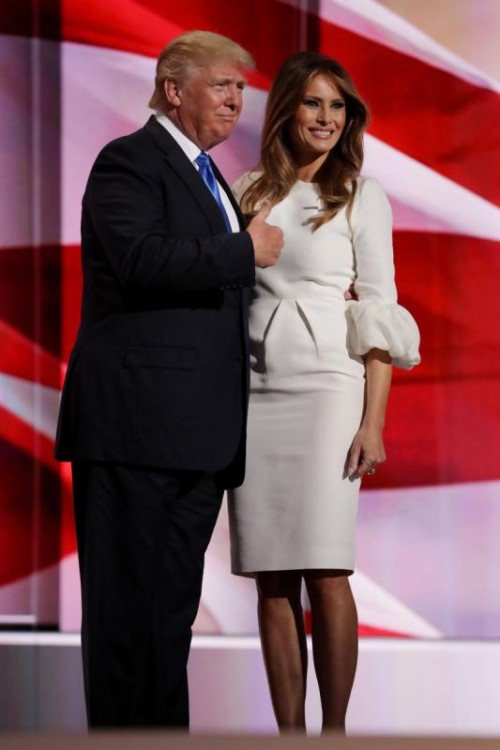 Melania Trumps Rede erntete einiges an Spott.
