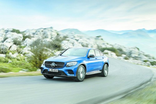 Praktisch wie ein SUV, hübsch wie ein Coupé: Erste Testfahrten der VN mit dem neuen Mercedes-Benz GLC Coupé.