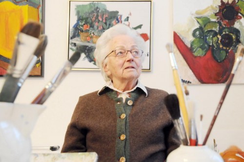 Rhombergs bevorzugtes Medium war das Aquarell.