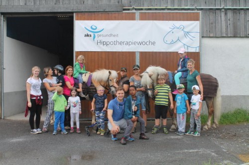 Rundum gut betreut konnten die Kinder die besondere Woche im Reitstall therapeutisch entsprechend nutzen.