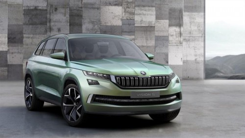 Skodas Studie Vision S ist ein Ausblick auf den Kodiaq, der Anfang 2017 zu den Händlern kommen soll.