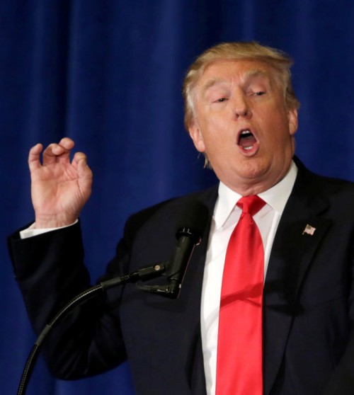 Trump setzt sich auf dem Parteitag in Szene.
