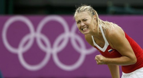 Vor vier Jahren in London musste sich Maria Scharapowa im Olympia-Finale gegen Serena Williams 0:6, 1:6 geschlagen geben.