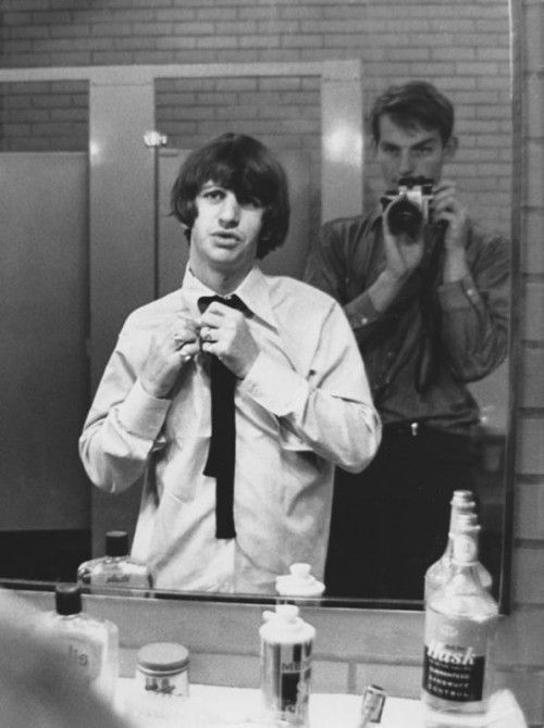 Beatle Ringo Starr vor dem letzten Auftritt.