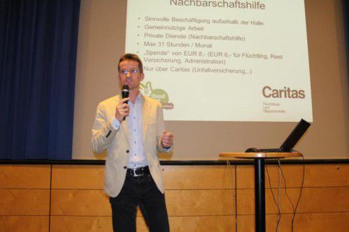 Bernd Klisch war bei Informationsveranstaltungen über die Flüchtlingssituation im ganzen Land dabei.
