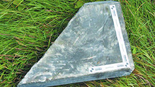 Bis zu 30 kg schwere Betonklötze wurden geworfen.