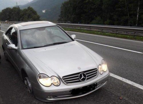 Den Lenker anzuhalten, gestaltete sich laut Polizei äußerst schwierig.