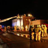 Fassade in Flammen