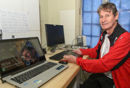 Der erste Gang führt Herbert Veranic immer in den Serverraum, um zu kontrollieren, ob alles funktioniert.