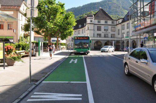 Die grünen Busse sind gut unterwegs.