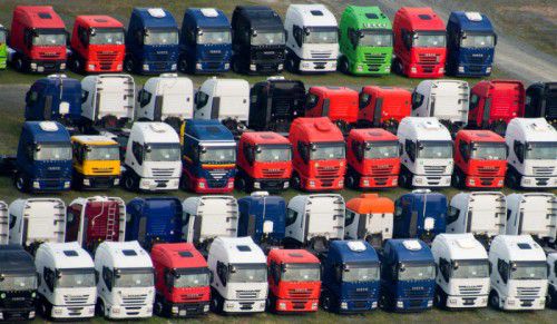 Die Nachfrage nach Lkw in Europa ist ungebrochen groß.