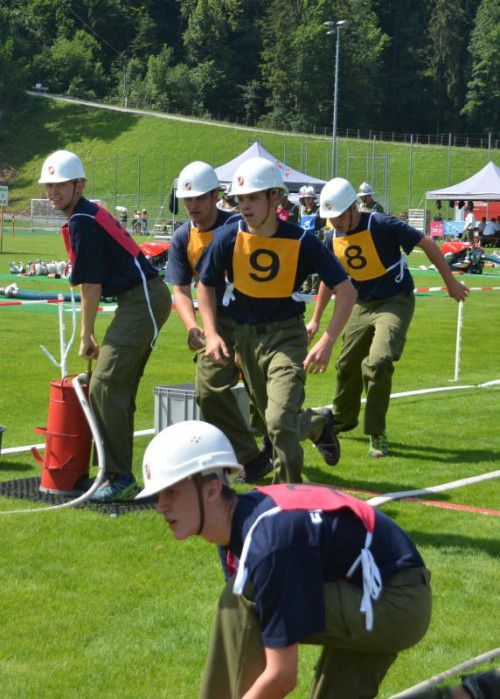 Die österreichische Feuerwehrjugend gibt sich am Wochenende in Gisingen ein Stelldichein.